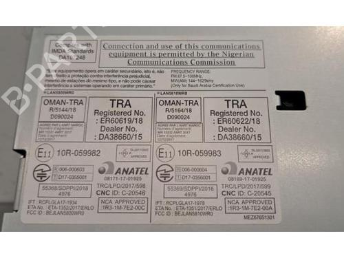 Display monitor DACIA DUSTER (HM_) 1.3 TCe 130 (HMMF) | BP30163717C48