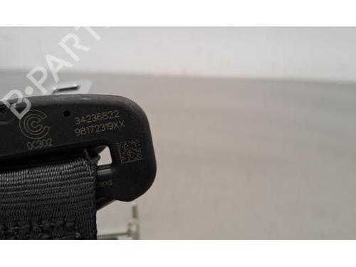 Rear center seatbelt CITROËN BERLINGO (ER_, EC_) 1.2 PureTech 110 | BP26701799I27 