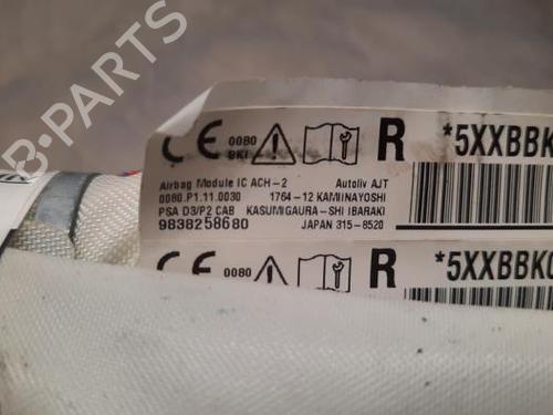 Right curtain airbag PEUGEOT 2008 II (UD_, US_, UY_, UJ_, UR_, UC_) 1.2 PureTech 130 (USHNS, URHNS) | BP23617333C12 