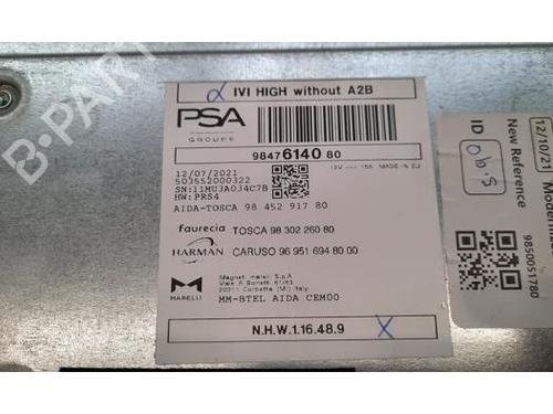 Radio CITROËN C5 X (ND_, NC_) Hybrid 225 (NDDGYP) | BP24919024E6 