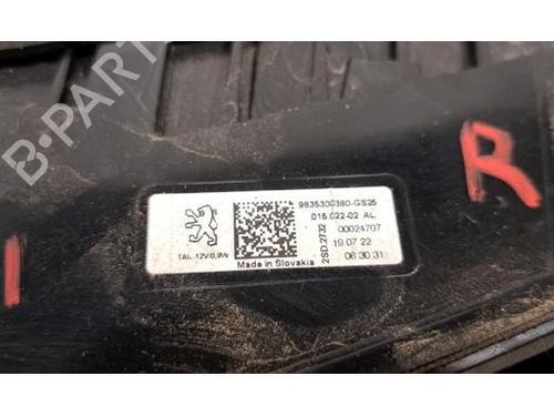 Right taillight PEUGEOT 308 III (FB_, FH_, FP_, F3_, FM_) e-308 (FMZKWZ) | BP24157061C35 
