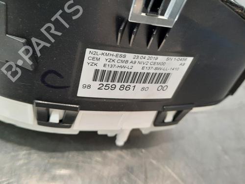Instrument cluster PEUGEOT 208 I (CA_, CC_) 1.2 VTI 82 | BP11728499C47 