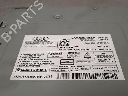 Radio AUDI A1 Sportback (8XA, 8XF) 1.4 TDI | BP19575605E6