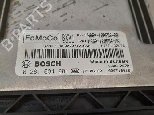 Engine control unit (ECU) FORD FIESTA VII (HJ, HF) 1.5 TDCi | BP23586343M57 
