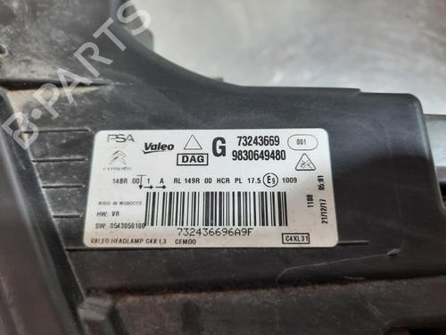 Left headlight CITROËN C4 III (BA_, BB_, BC_) 1.2 PureTech 130 (BAHNSA, BAHNSB) | BP31155070C28 