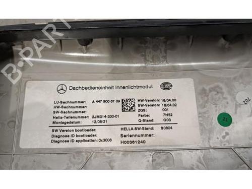 Interior roof light MERCEDES-BENZ VITO Van (W447) 114 CDI (447.601, 447.603, 447.605) | BP23641820I8 