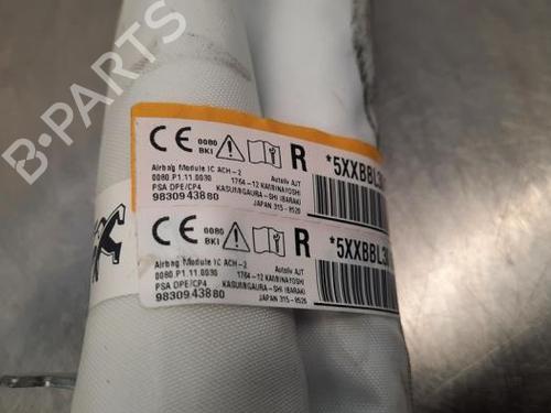 Right curtain airbag PEUGEOT 308 III (FB_, FH_, FP_, F3_, FM_) BlueHDi 130 (FBYHZL, FBYHZT) | BP23631983C12 