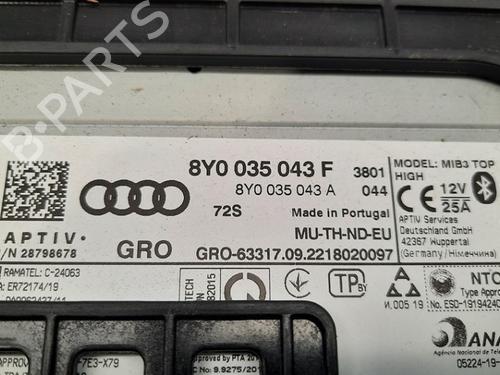 Radio AUDI A3 Sportback (8YA, 8YF) RS3 TFSI quattro | BP19576416E6 
