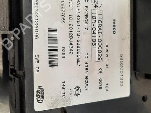 Electronic module IVECO DAILY VI Platform/Chassis 33S11, 35S11, 35C11 | BP20926199M83 