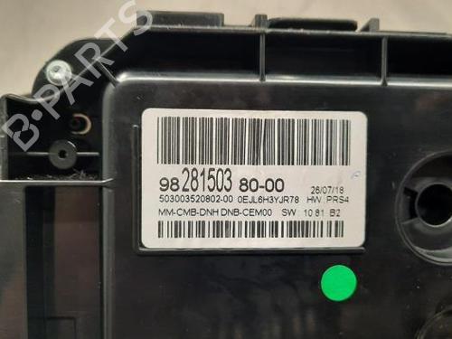 Instrument cluster PEUGEOT 3008 II SUV (MC_, MR_, MJ_, M4_) 1.5 BlueHDi 130 | BP23594431C47 