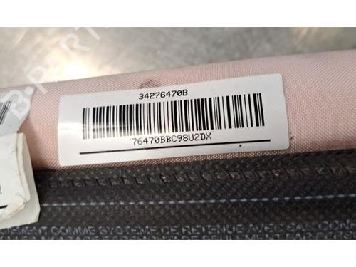 Right curtain airbag PEUGEOT 5008 II (MC_, MJ_, MR_, M4_) 1.5 BlueHDi 130 (MCYHZJ, MCYHZR, MCYHZX) | BP29389150C12 
