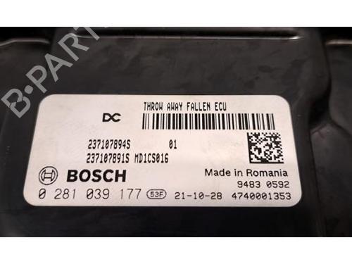 Engine control unit (ECU) RENAULT CLIO V (B7_) 1.5 Blue dCi 100 (B7AD) | BP31324194M57 