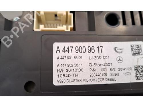 Instrument cluster MERCEDES-BENZ VITO Mixto (Double Cabin) (W447) 119 CDI (447.701, 447.703, 447.705) | BP29643302C47 