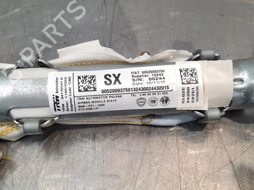 Left curtain airbag FIAT 500 C (312_) 1.2 (312CXA1A, 312AXA1A) | BP11108070C11 