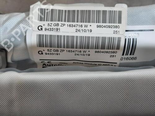 Left curtain airbag PEUGEOT 208 I (CA_, CC_) 1.5 BlueHDI 100 | BP23596286C11 