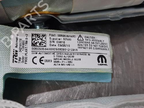 Left curtain airbag ALFA ROMEO STELVIO (949_) 2.2 D (949.AXD1A) | BP10889526C11 