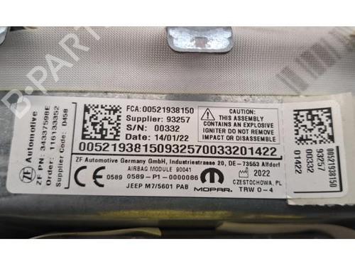 Passasjer kollisjonspute JEEP COMPASS (MP, M6, MV, M7) 1.3 | BP28014034C10 