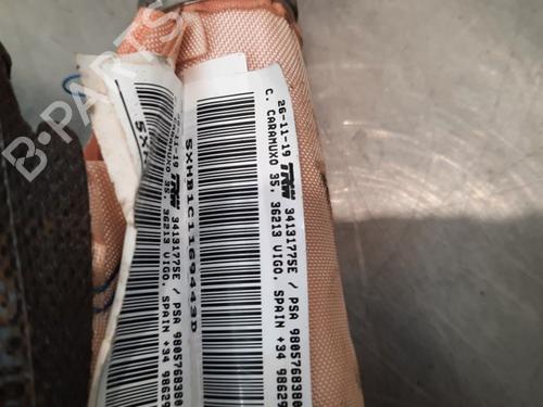 Right curtain airbag PEUGEOT 308 II (LB_, LP_, LW_, LH_, L3_) 1.2 THP 110 | BP10897631C12 