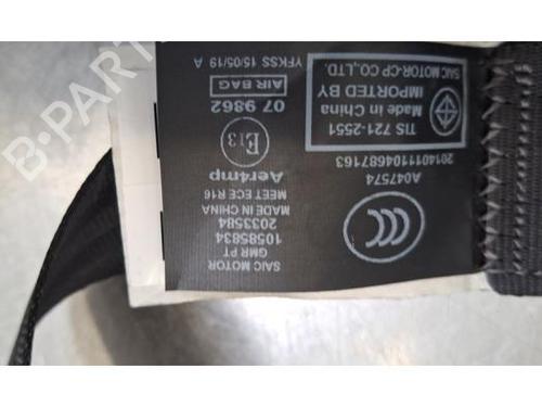 Front right seatbelt MG MG ZS SUV (AZS1) EV | BP37091753I25 - Image 5