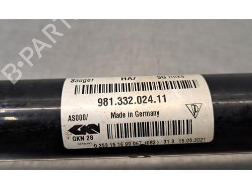 Left rear driveshaft PORSCHE 718 BOXSTER (982) 2.0 T (982320, 982321, 982350, 982351) | BP39892442M40 - Image 4