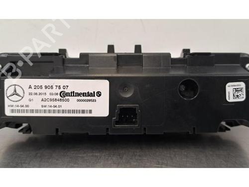 Climate control MERCEDES-BENZ B-CLASS Sports Tourer (W246, W242) Electric Drive / B 250 e (242.890) | BP29515443I5 