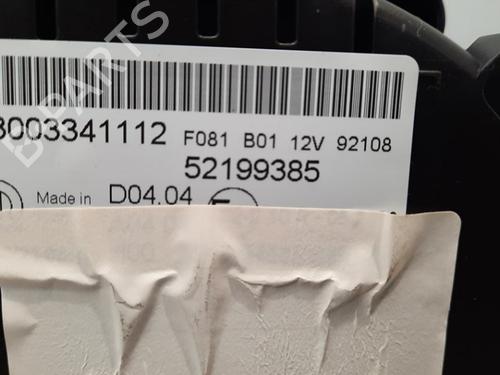 Instrument cluster FIAT 500X (334_) 1.6 D Multijet (334AXA1B, 334AXA11) | BP10891237C47 
