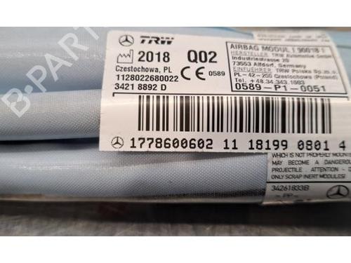 Høyre gardin kollisjonspute MERCEDES-BENZ A-CLASS (W177) A 180 d (177.003) | BP30403875C12