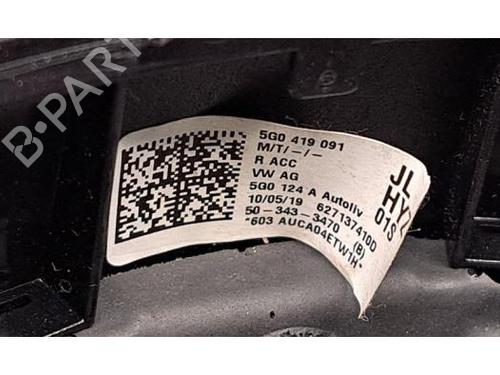 Steering wheel VW GOLF VII (5G1, BQ1, BE1, BE2) 2.0 R 4motion | BP29234391C49 
