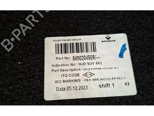 Luggage compartment floor DACIA DUSTER (HM_) 1.5 dCi 115 (HMAD) | BP32739773I33  - Image 6