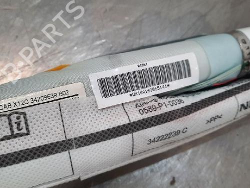 Right curtain airbag NISSAN JUKE (F15) 1.2 DIG-T | BP10886952C12 