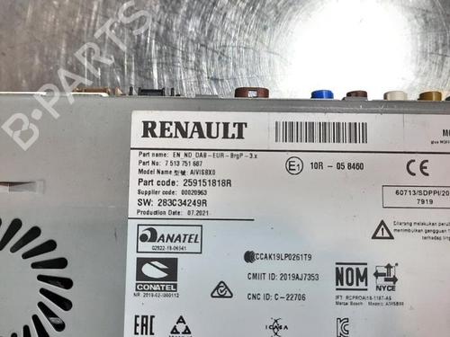 Radio RENAULT CLIO V (B7_) 1.0 TCe 90 (B7MT) | BP19649929E6 