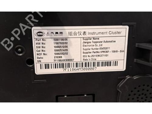Instrument cluster MG MG ZS SUV (AZS1) EV | BP31151341C47 - Image 7