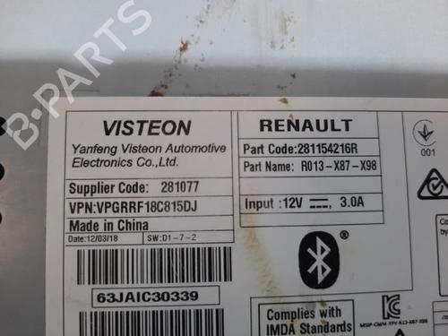 Radio RENAULT CLIO IV Grandtour (KH_) 0.9 TCe 90 | BP23578593E6 