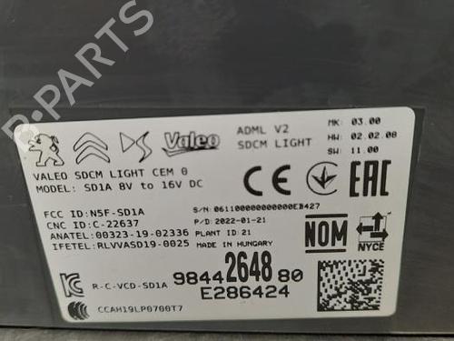 Electronic module PEUGEOT 208 II (UB_, UP_, UW_, UJ_) 1.5 BlueHDI 100 | BP23585537M83 