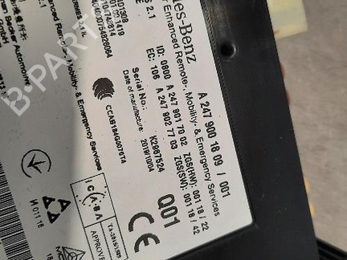 Electronic module MERCEDES-BENZ A-CLASS Saloon (V177) AMG A 35 4-matic (177.151) | BP15043543M83 