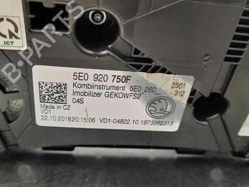 Instrument cluster SKODA OCTAVIA III (5E3, NL3, NR3) 1.0 TSI | BP15041354C47 
