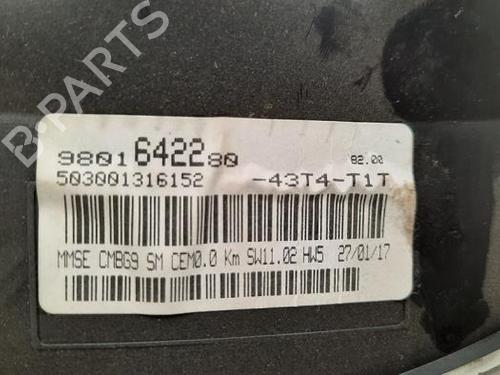 Instrument cluster PEUGEOT PARTNER Box Body/MPV 1.6 HDi / BlueHDi 75 | BP23619108C47 