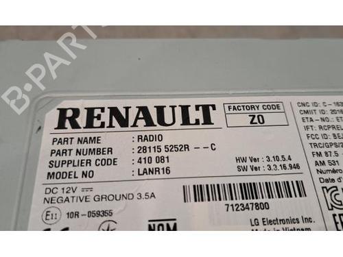 Radio RENAULT MEGANE IV Hatchback (B9A/M/N_) 1.6 dCi 165 | BP23638429E6 