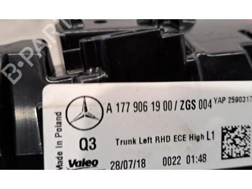 Left taillight MERCEDES-BENZ A-CLASS (W177) A 180 d (177.003) | BP29844737C34 