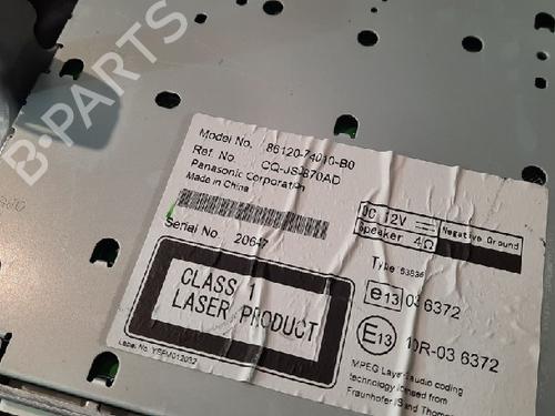 Radio TOYOTA IQ (_J1_) 1.0 (KGJ10_, KGJ10R) | BP10870870E6 