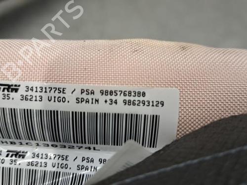 Right curtain airbag PEUGEOT 308 SW II (LC_, LJ_, LR_, LX_, L4_) 1.5 BlueHDi 130 | BP19649995C12 