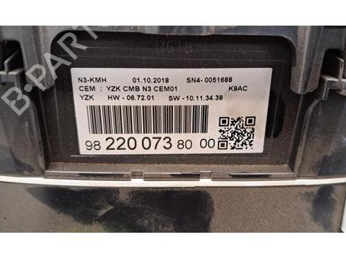 Instrument cluster CITROËN BERLINGO Box Body/MPV (K9) 1.6 BlueHDi 100 | BP27864592C47 