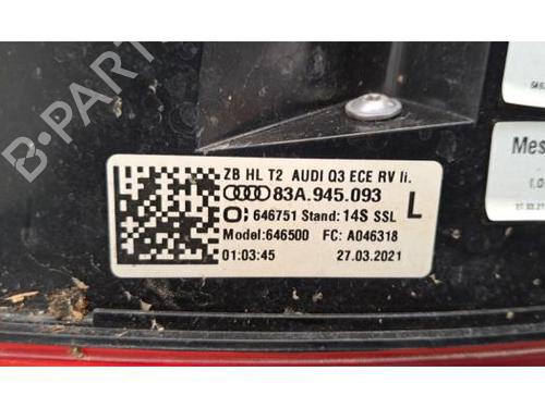 Left taillight AUDI Q3 (F3B) 35 TDI | BP29393217C34 