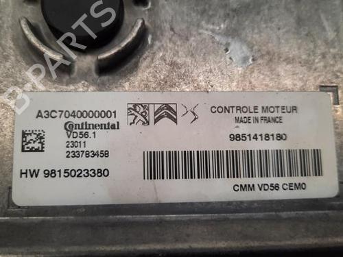 Engine control unit (ECU) OPEL CORSA F (P2JO) 1.2 (68) | BP23598368M57 