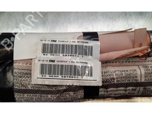 Right curtain airbag PEUGEOT RIFTER 1.5 BlueHDi 130 | BP25479492C12 