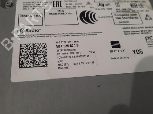 Radio SEAT IBIZA V (KJ1, KJG) 1.0 TSI | BP15026585E6 