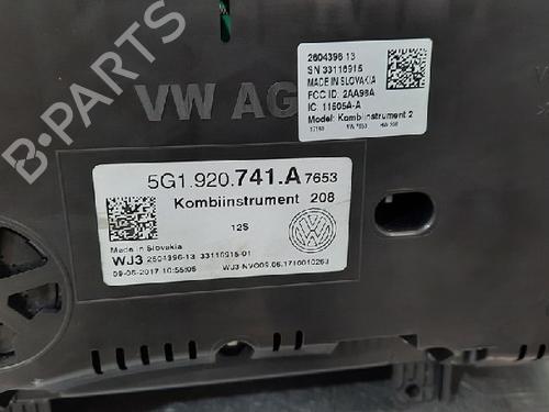 Instrument cluster VW GOLF VII (5G1, BQ1, BE1, BE2) 1.6 TDI 4motion | BP10872243C47 