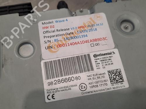 Radio PEUGEOT 508 II (FB_, FH_, F3_) 1.6 PureTech 225 (F35GGR) | BP15789926E6 