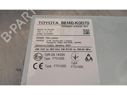 Pantalla multifuncion TOYOTA YARIS (_P21_, _PA1_, _PH1_) 1.5 Hybrid (MXPH10, MXPH11) | BP30663339C48 