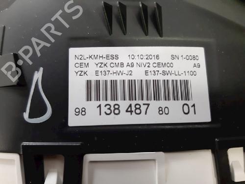 Instrument cluster PEUGEOT 208 I (CA_, CC_) 1.2 VTI 82 | BP10869864C47 